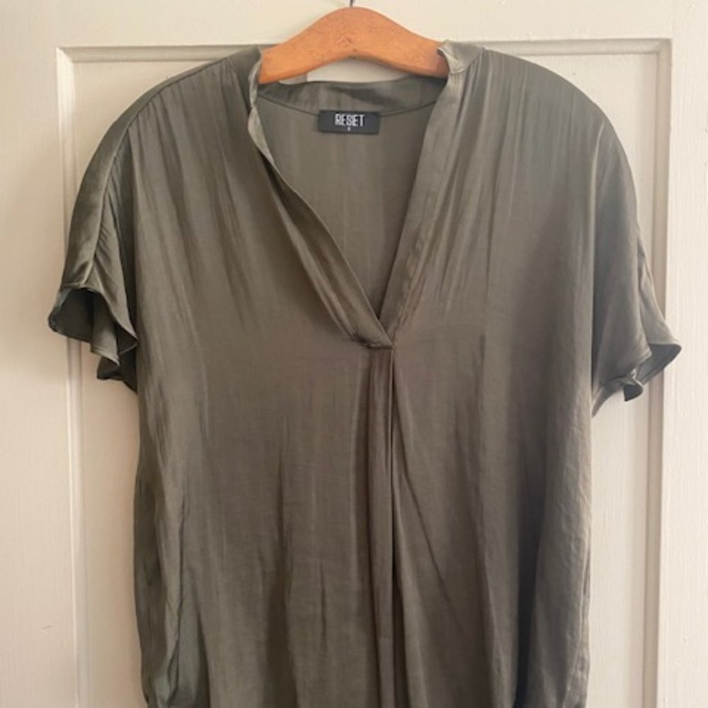 Reset Olive Green Blouse